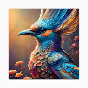 Colorful Bird Canvas Print