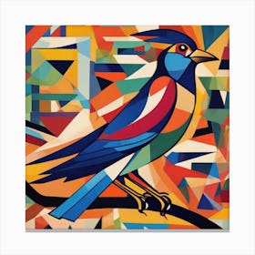 Bird On A Branch 1 Canvas Print