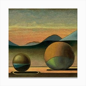 Spheres II - Skorpio Vulker  Canvas Print