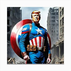 Captain Trump Canvas Print