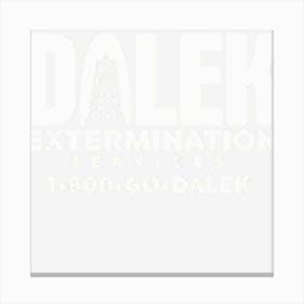 Dalek Extermination Canvas Print