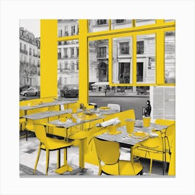 Paris Cafe Canvas Print