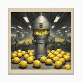 Lemon Factory 1 Canvas Print