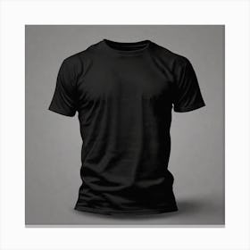 Black T - Shirt 17 Canvas Print