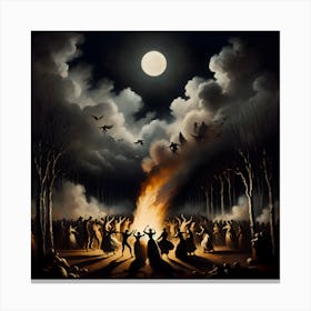 Spooky Night Canvas Print