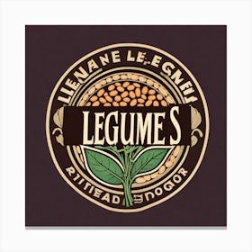 Legumes As A Logo (35) Canvas Print