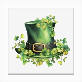 St Patrick'S Day Hat 1 Canvas Print