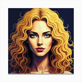 Portrait Of A Woman 9 Canvas Print