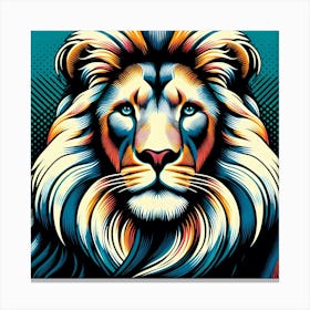 Lion pop Canvas Print