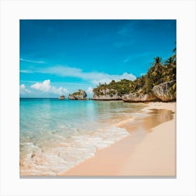 Beach - Beach Stock Videos & Royalty-Free Footage Canvas Print