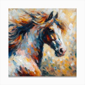 Horse Impressionism 1 Canvas Print