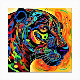 Jaguar Cat - Jaguar Spirit 1 Canvas Print