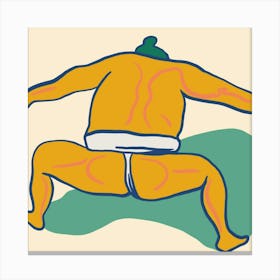 Sumo sport Canvas Print