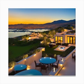 California Sunset Canvas Print