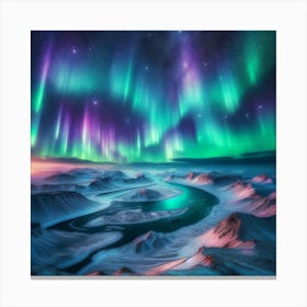 Aurora Borealis Canvas Print