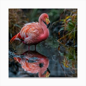 Flamingo 72 Canvas Print