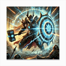 Krona Ironveil Core Barrier Canvas Print