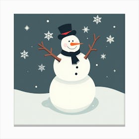 Asm Snowman Celebrating The New Year 2025 9360c3e8 51fc 4710 97d6 A5d4a950e480 Canvas Print