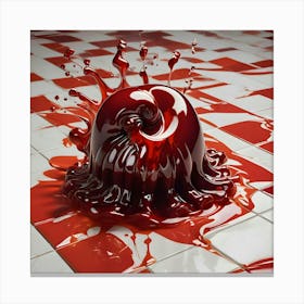 Red Jelly 5 1 Canvas Print