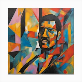 Abstract Painting Of A Man Canvas Print