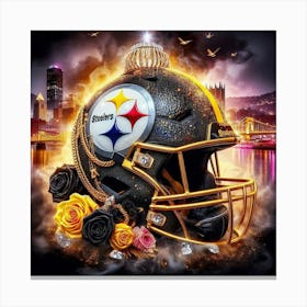 Pittsburgh Steelers Helmet Canvas Print