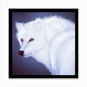 White Wolf Canvas Print