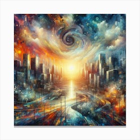 Cityscape 6 Canvas Print