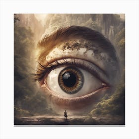 We have the same eye, but we do not have the same freshness 2 Canvas Print