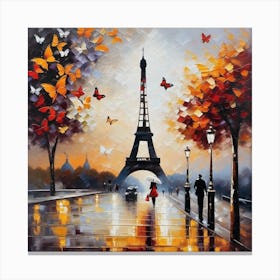 Paris Eiffel Tower 83 Canvas Print