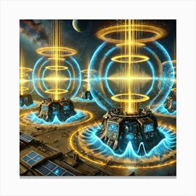 Solar Wardens Counter Frequencies Canvas Print