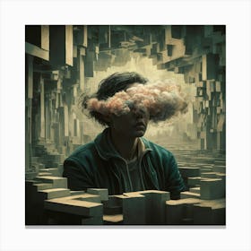 A Cinematic Surrealist Illustration Of An Individu 7 X0t7frrewy19pty42ppg J0xzyqjzsrkigkqxcc9pjg Canvas Print