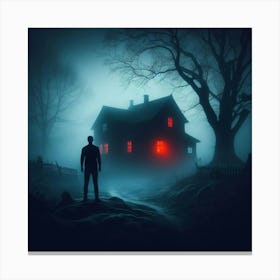 Haunted House 6 Canvas Print