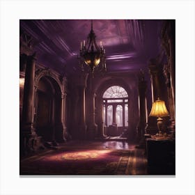 Room In A Castle 1 Canvas Print