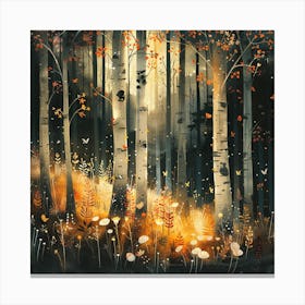 Autumn In The Forest Canvas Print