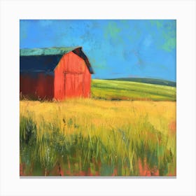 Red Barn 3 Canvas Print