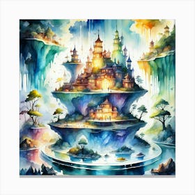 Fairytale Castle 1 Canvas Print