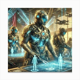 Solar Technocrats Military Division Converted Canvas Print