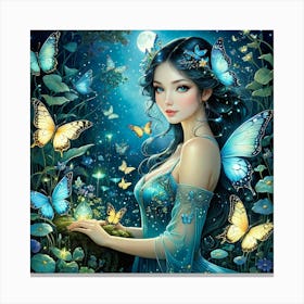 Butterfly Fairy Canvas Print