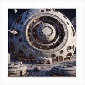 Futuristic City 65 Canvas Print