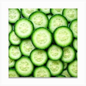 Cucumber Slices 1 Canvas Print