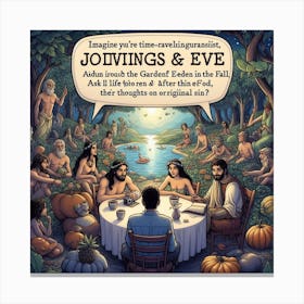 Jovings And Eve Canvas Print