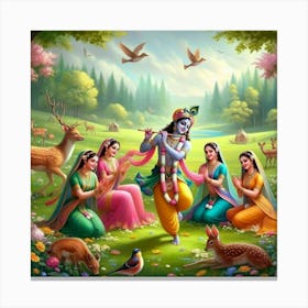 Lord Krishna 6 Lienzo