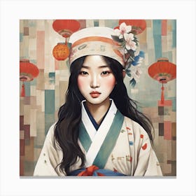 Asian Girl 1 Canvas Print