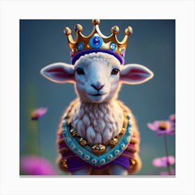 King Lamb Canvas Print