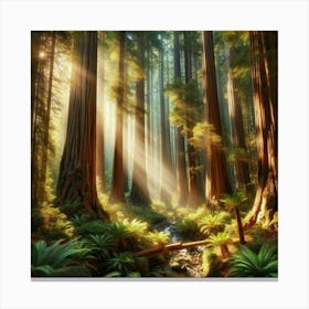 Redwood Forest 2 Canvas Print