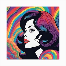 Sexy Lady Canvas Print