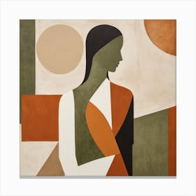 Abstract Woman Canvas Print