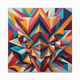 Abstract Geometric Painting Paintings Art Print Canvas Print