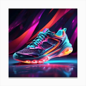 Glow In The Dark Sneakers 6 Canvas Print