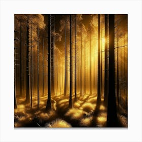 Dark Forest 38 Canvas Print